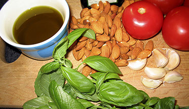 Ingredienti Pesto Trapanese